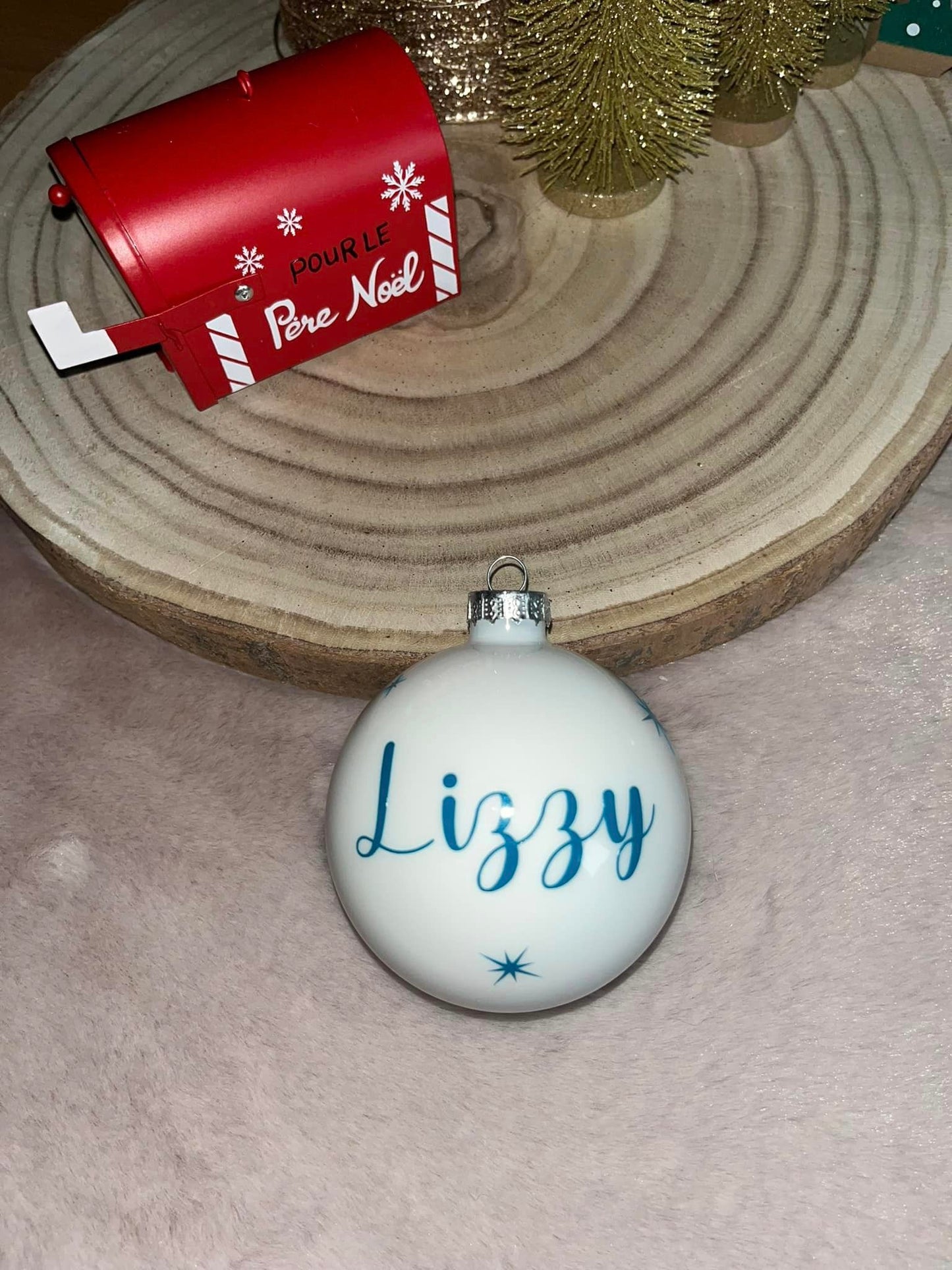 Boule de Noël personnalisée