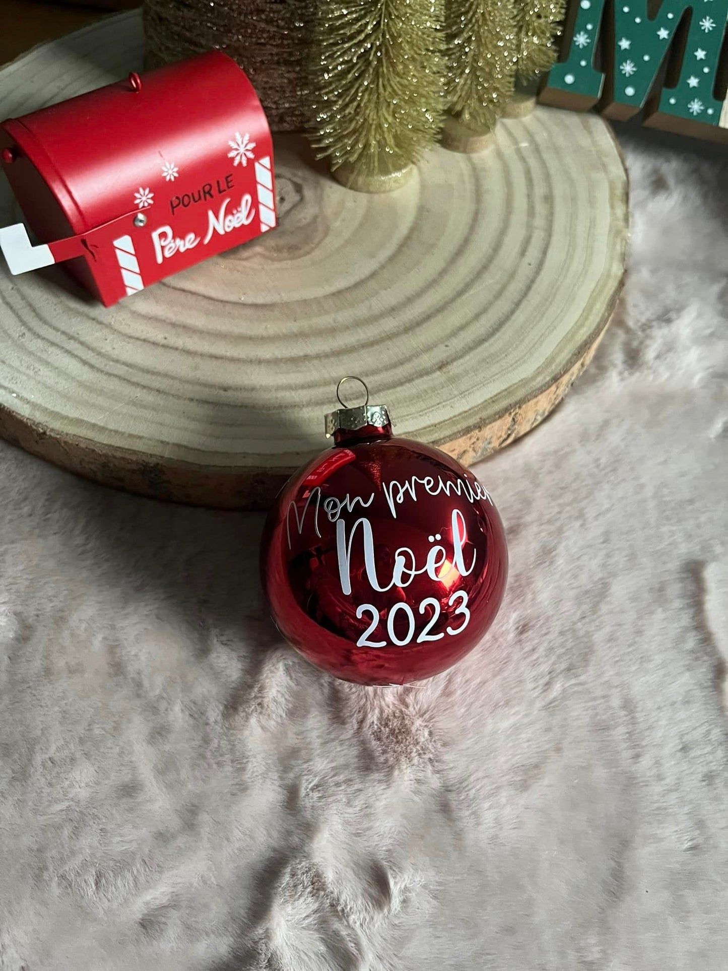 Boule de Noël personnalisée
