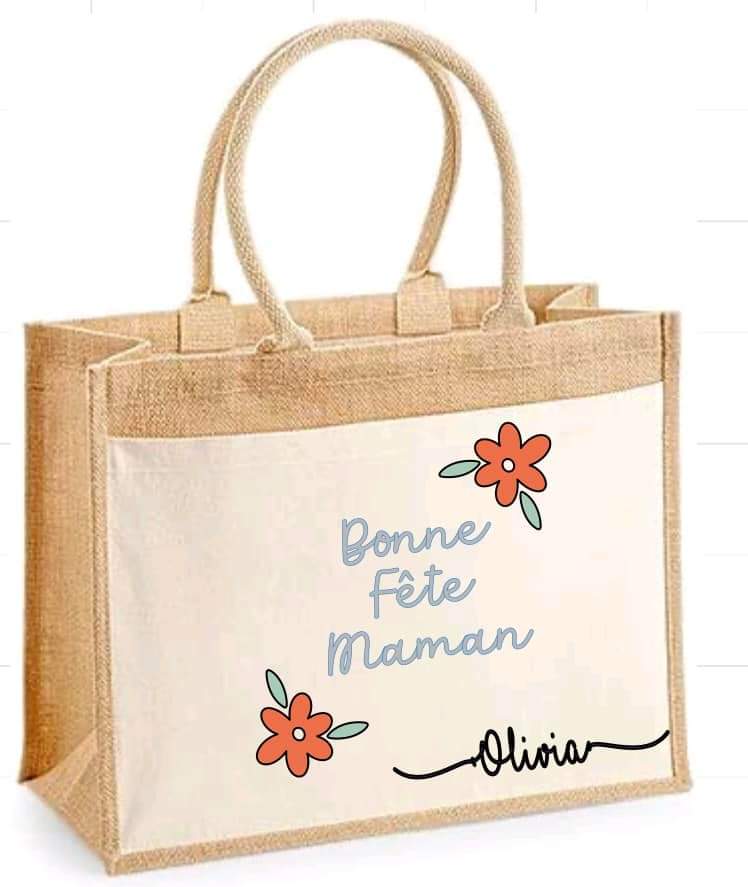 Sacs personnalisés pour fêter maman
