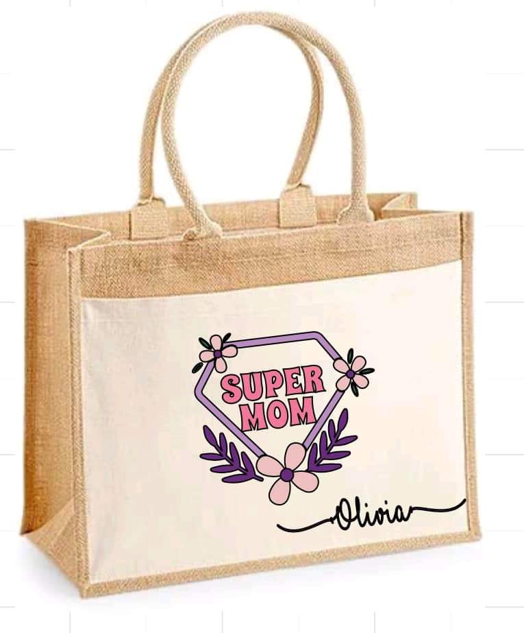 Sacs personnalisés pour fêter maman