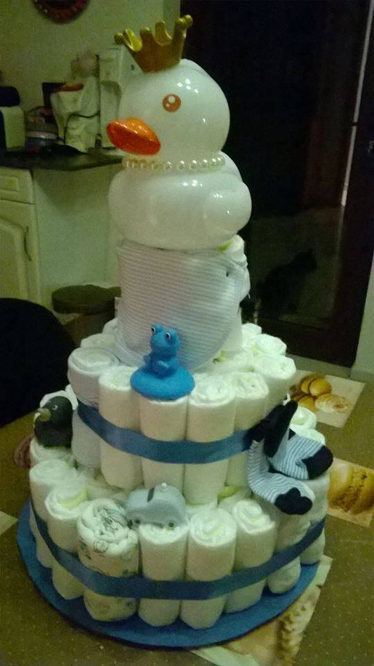 Gâteau de Langes Bleu 3 étages