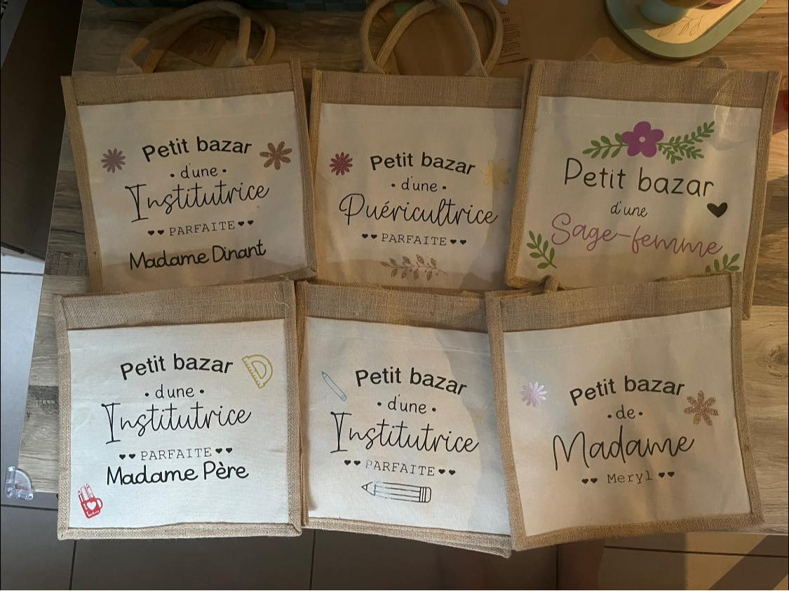 Sacs personnalisés