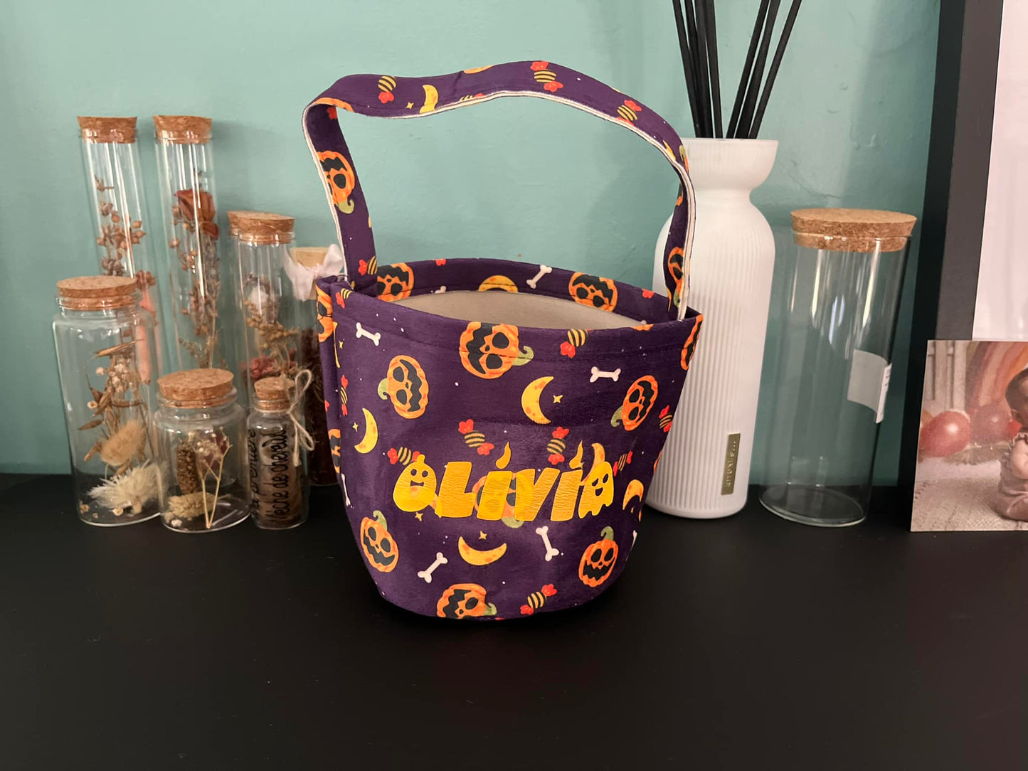 Panier Halloween personnalisé