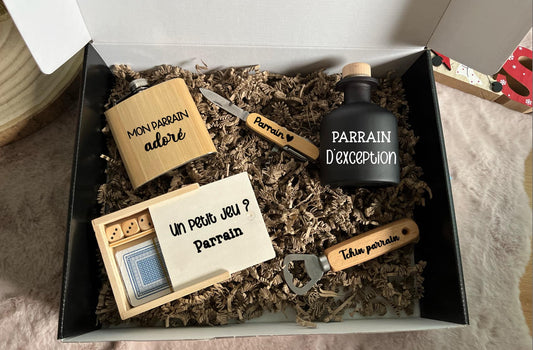 Coffret cadeau personnalisé pour homme
