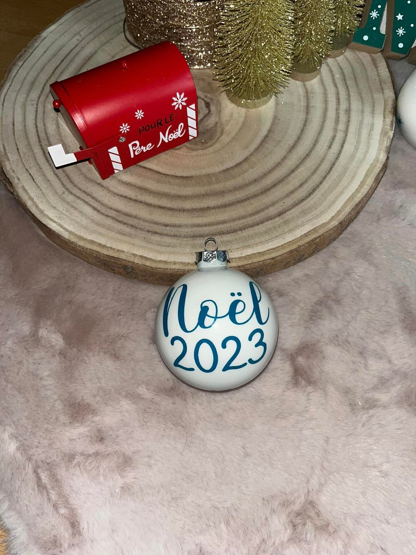 Boule de Noël personnalisée