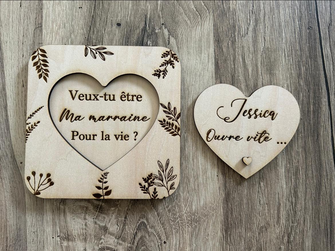 Veux-tu être ma marraine ?
