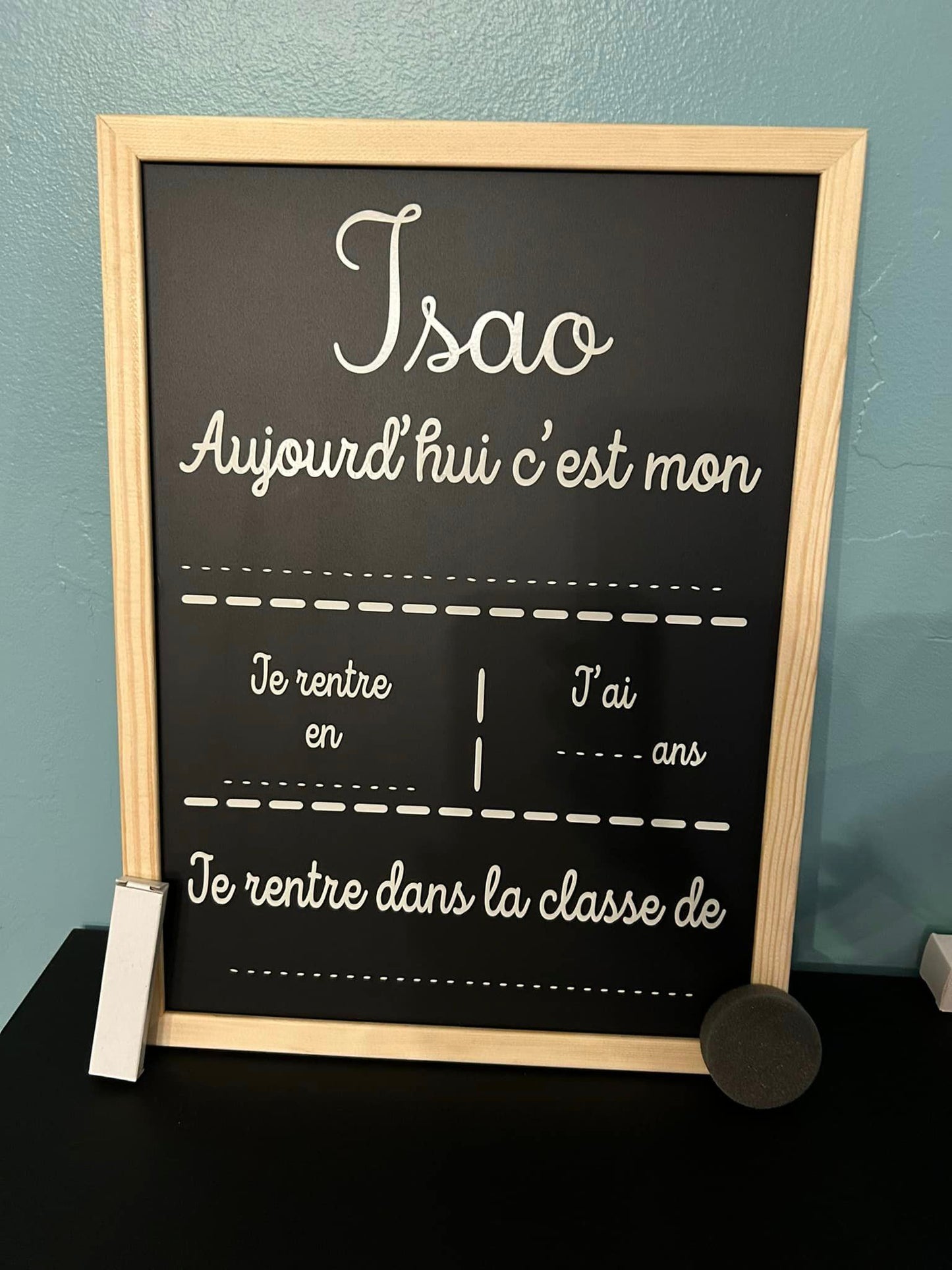 Tableau de rentrée petit modèle