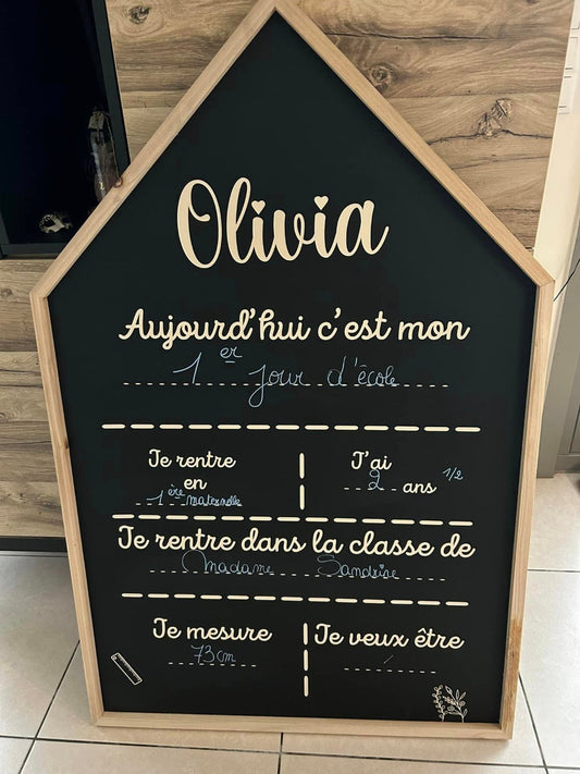 Tableau de rentrée grand modèle