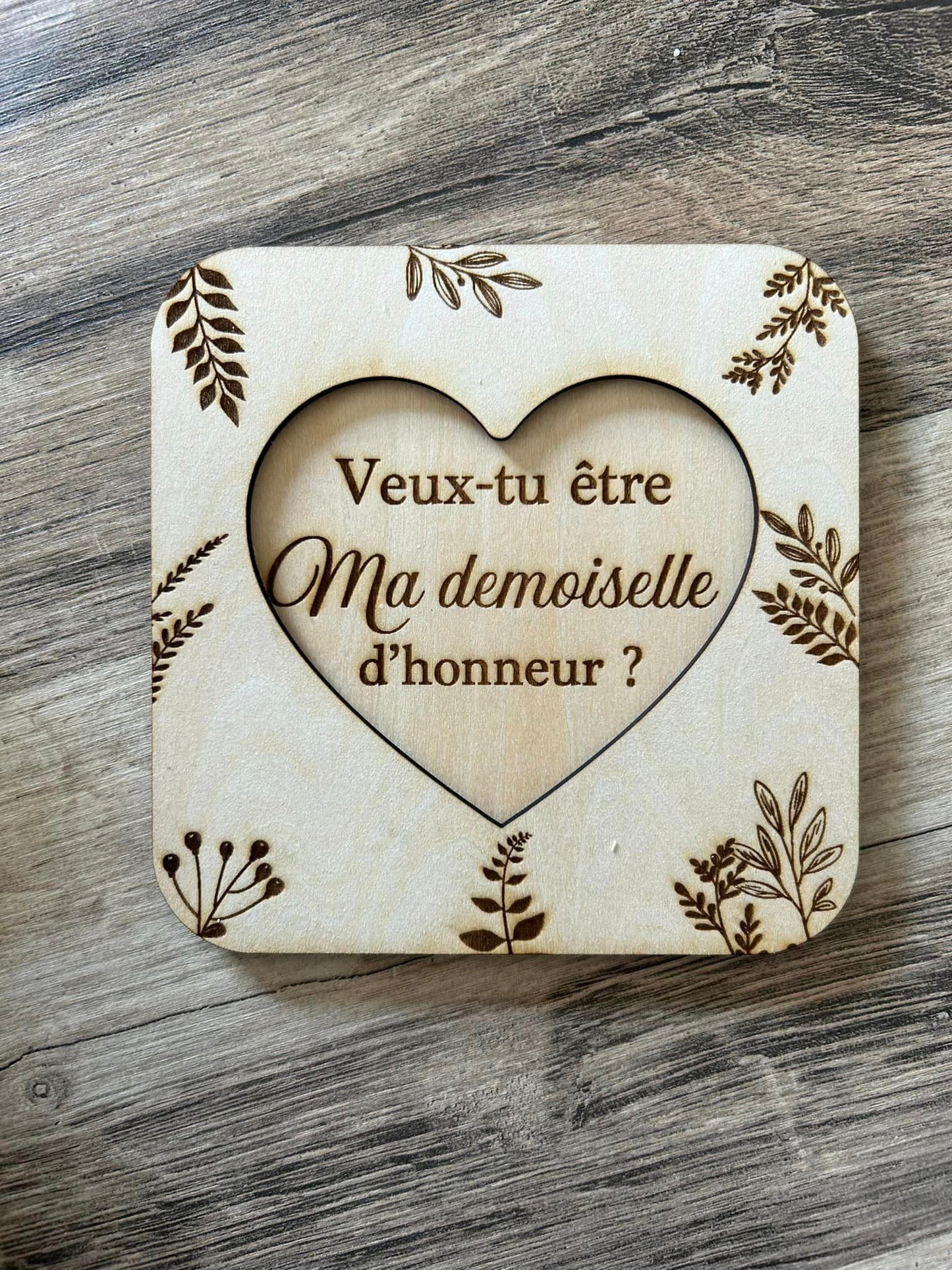 Veux-tu être ma demoiselle d'honneur ?