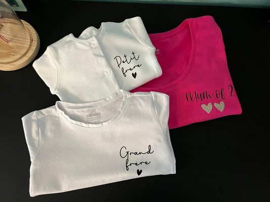 T-Shirt et pyjama famille