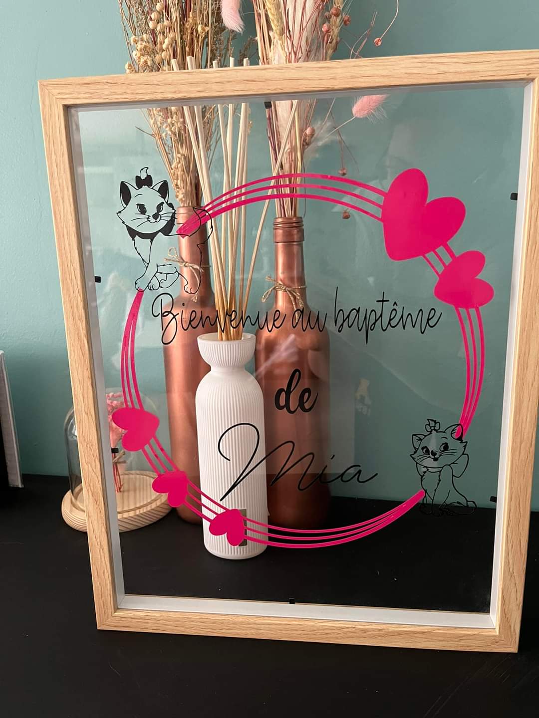 Joli Cadre personnalisé pour un Baptême