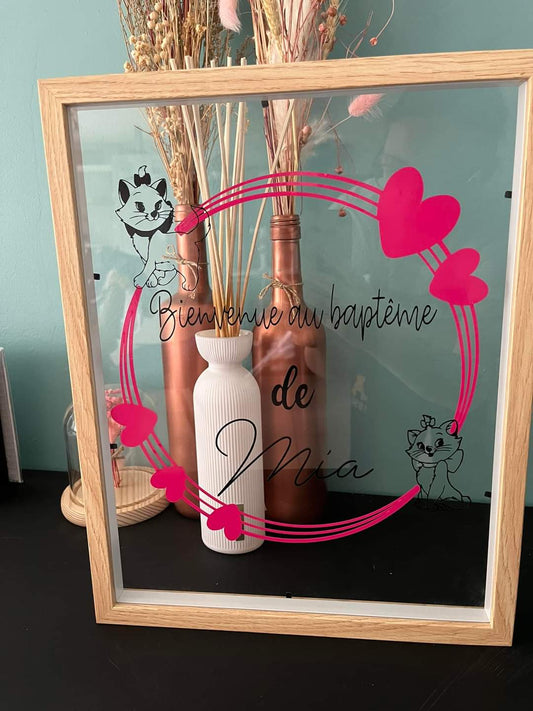 Joli Cadre personnalisé pour un Baptême