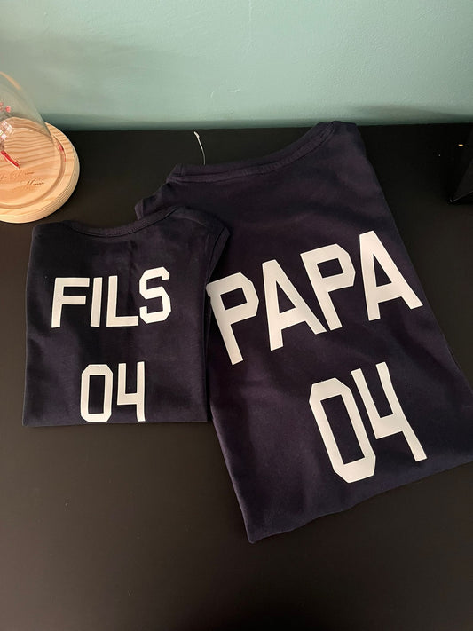 T-shirt Père et Fils