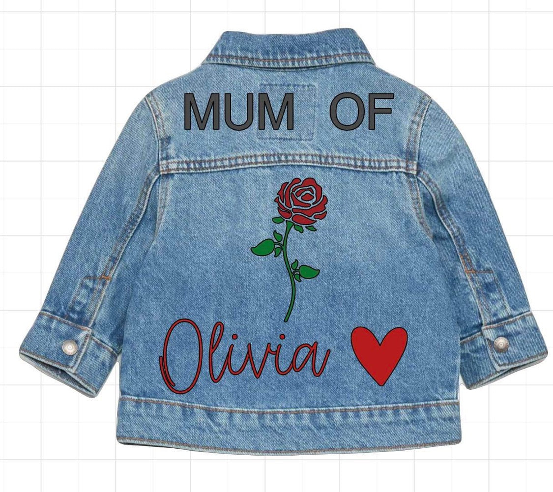 Veste en jeans bébés et enfants